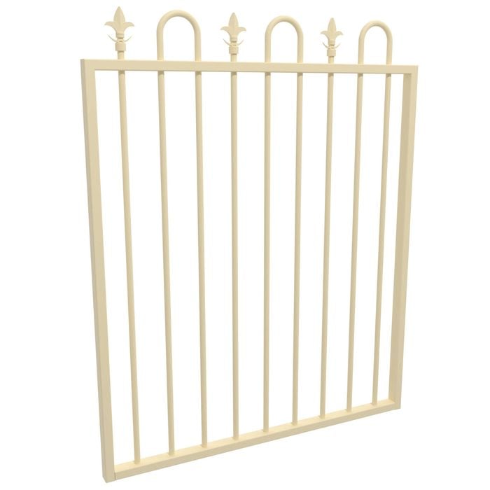 ProtectorAl 975 x 1200mm Primrose Aluminium Loop And Spear Top Pool ...