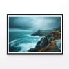Rocky Cliff, Ocean & Sky  Print 100% Australian Made 90x60cm  (Poster)