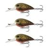 3x 13 Fishing 50mm Gordito Crankbait Fishing Lures - Day Old Guac
