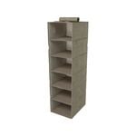 Flexi Storage Wardrobe Ash 6 Shelf Hanging Organiser