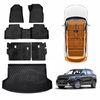 Boot Liner Back Seat Protector Floor Mat for Kia Seltos 2019-2022 Car Trunk Seats Kick Mats Cover