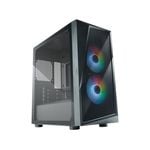 Cooler Master CMP320 ARGB Tempered Glass Micro-ATX Case - Black [CP320-KGNN-S00]