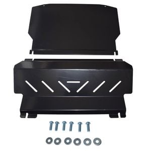 Machter Autoparts Black Bash Plate Set Fit For Mitsubishi Pajero NS NT NW NX Underbody Guard 2006-2022