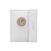 MiLi MiTag Leather Bluetooth Waterproof Travel Wallet Document Holder White