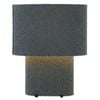 Telbix Verso Contemporary Table Desk Lamp Light Boucle Metal Plastic Blue Textured