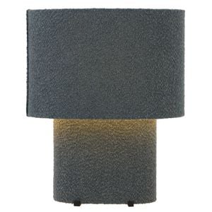 Telbix Verso Contemporary Table Desk Lamp Light Boucle Metal Plastic Blue Textured