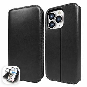 Tough On for Apple iPhone 15 Pro Case Magnetic Fine Detachable Leather