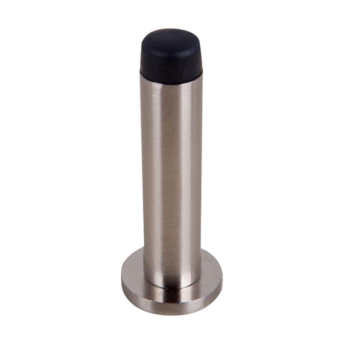 Adoored 85mm Satin Chrome Monument Door Stop - 85mm Satin Chrome