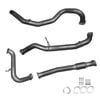 Ignite Exhausts Turbo Back For Nissan Gu Patrol 3l Wagon 3" No Cat With Pipe Only Raw Aluminised Steel