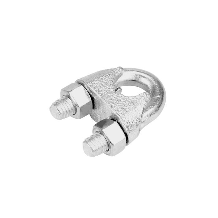 Pinnacle 8mm Galvanised Wire Rope Grip - 2 Pack