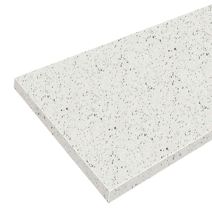 Practa 2025 x 600 x 28mm Speckled White Worktop