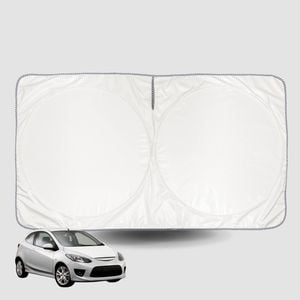 Windscreen Sun Shade for Mazda 2 2007-2014 Universal Fit Window Visor UV Block