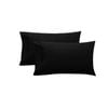 Accessorize Pair of Pure Cotton 250TC Standard Pillowcases Black