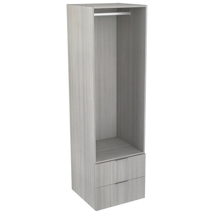 Lugna 2048 x 600 x 580mm Mist Hanging 2 Drawer Storage Cabinet