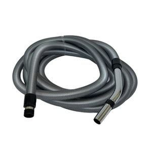 Cleanstar Ducted Complete Vacuum Hose W/ Chrome Wand 32mm Banded Cuff 9m Silver