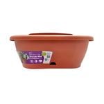 Jack 390mm Terracotta Grande Garden Up Wall Pot