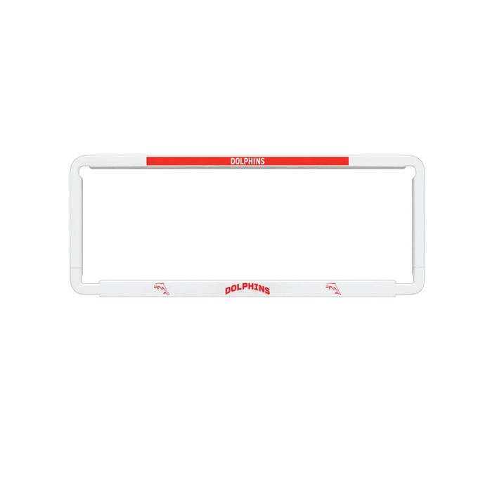 1x OFFICIAL NRL Redcliffe Dolphins Car Number Plate Frame Cover Surround