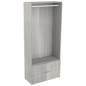 Lugna 2048 x 900 x 380mm Mist Hanging 2 Drawer Storage Cabinet