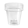 MODA 15cm Clear Round Orchid Planter - 150mm