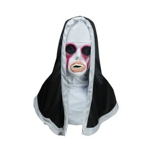 The Purge Nun Costume Mask w/ Light Up Hood Cosplay