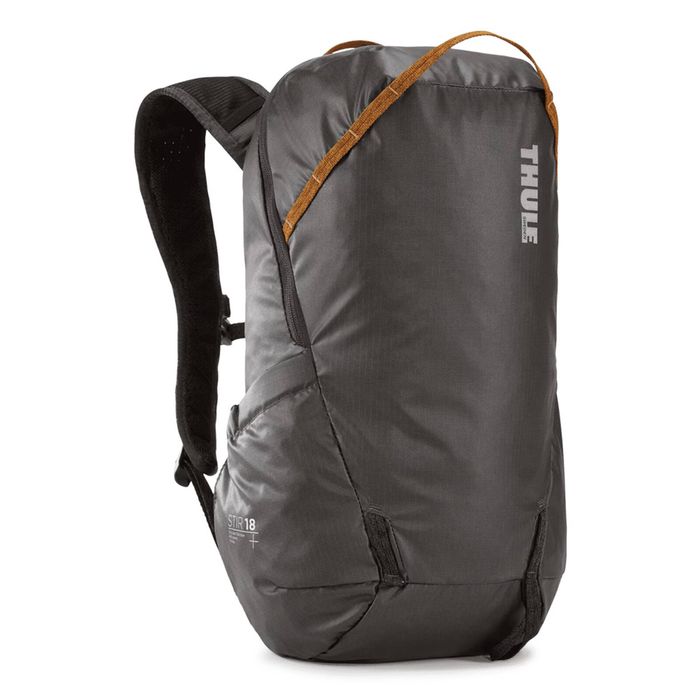 Thule Stir 18L Portable Lightweight Hiking Backpack Obsidian Gray 20x45cm