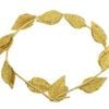 GOLD LEAF WREATH Greek Headband Crown Leaves Band Roman Costume Dress Party