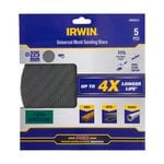 Irwin 225mm 120 Grit Sandpaper Mesh - 5 Pack