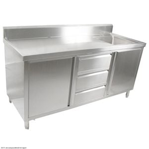 Modular Systems Cabinet With Right Sink Sc-7-2100r-h