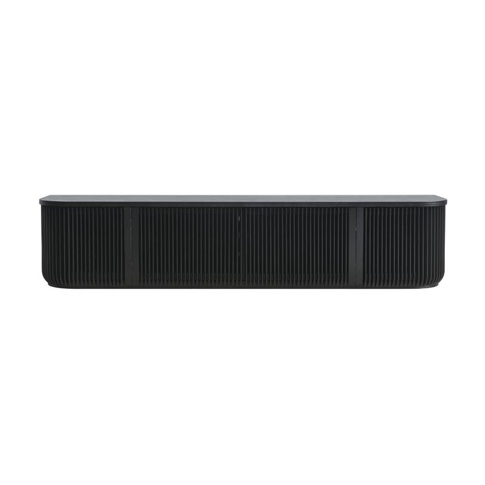 Arvin 215cm Etu Entertainment Tv Unit Black
