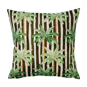 Kas Australia Fernando Outdoor Cushion Charcoal 50x50cm