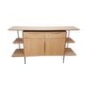 6IXTY2 Scandinavian Sideboard Buffet Unit Storage Cabinet - Oak