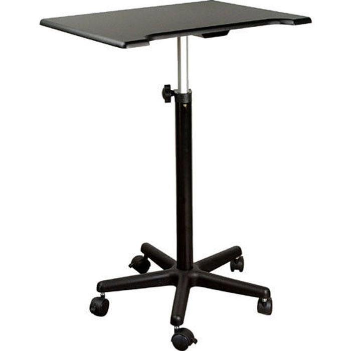 NNEOBA Adjustable Height Movable Laptop Desk with Pulley - Versatile Bedside & Office Table