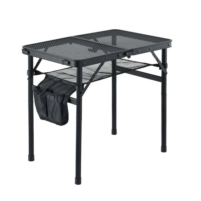 Gardeon Bbq Camp Table, 60*40*56 Portable Foldable Lightweight Grill Outdoor Metal Table 2.5kg