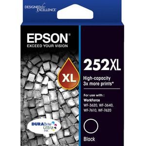Epson GENUINE Original Epson 252XL Black High Capacity Ink Cartridge Toner T253192