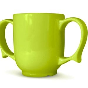 Dignity By Wade Two Handled Mug, 250ml, Green