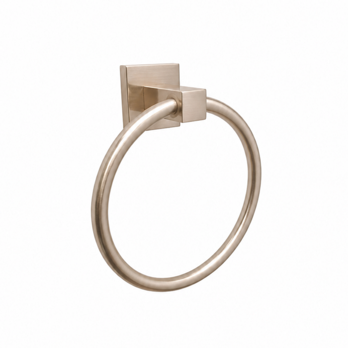 Barelli Piazza Towel Ring Brushed Gold
