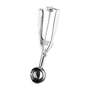 Vogue Stainless Steel Portioner Size 12 Spring Loaded Handle 70ml Commercial Kitchen Scoop