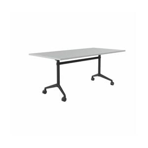 Olg Modulus Flip Table Full Black Frame White Top L1800mm X W900mm