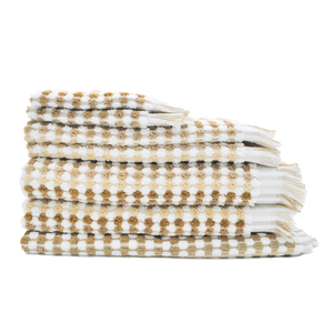 Jenny Mclean Pom Pom 7PC Bath Linen Set - Natural tones
