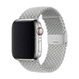 Nylon Elastic Watch Band Strap - For Apple iWatch Ultra [42mm Series 3] 44mm 45mm 46mm 49mm (Gray)