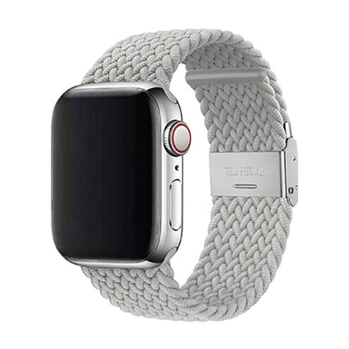 Nylon Elastic Watch Band Strap - For Apple iWatch Ultra [42mm Series 3] 44mm 45mm 46mm 49mm (Gray)