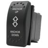 Switch Boss Dual Red LED Laser Etched Rocker Switch - Anchor Up/Anchor Down (Momentary Up/Down)