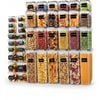 42 Pack Airtight Food Storage Containers with Lids - Safe materials Clear Pantry Organizers