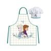 Disney Frozen Green Kids Apron And Chef's Hat Set