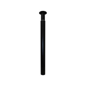 Adoored 50 x 700-1100mm Black Metal Extension Furniture Leg