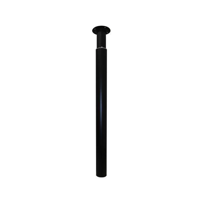Adoored 50 x 700-1100mm Black Metal Extension Furniture Leg