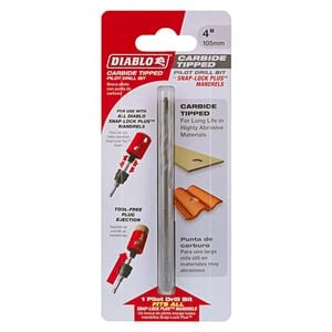 Diablo 4" Carbide Tipped Pilot Drill Bit