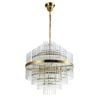 Vencha Chloe Crystal Pendant Light - Gold