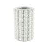 Maine & Crawford Agapi 21x14cm Bubble Form Ceramic Vase - White