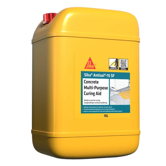 Sika 10L White Sika Antisol -15 SF Concrete Multi Purpose Curing Aid